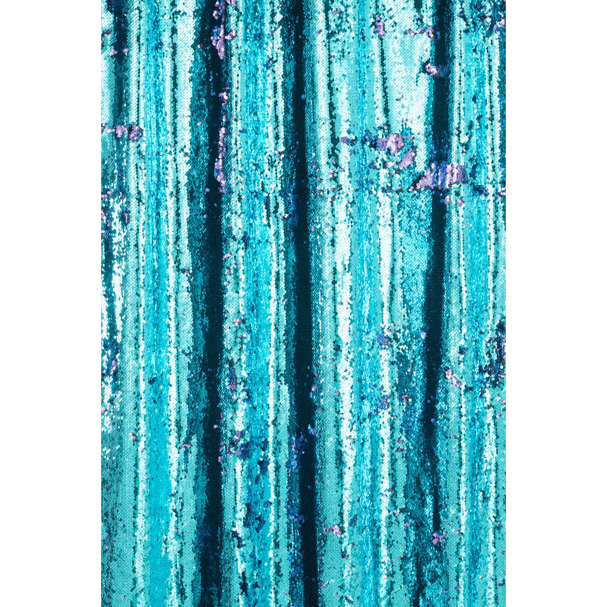 Détail du tissu pailleté du rideau J-Line