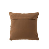 Coussin J-Line Tissé - laine - marron