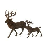 Figurine J-Line Hert Bont en polyresine marron, vue avant