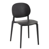 Ambiance intérieure avec la chaise J-Line Basic noir