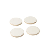 Sous-verres J-Line en bois gris, vue de dessus