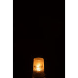 Photophore J-Line Sucre - verre - blanc - petit