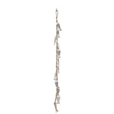 Suspension J-Line en bois blanc et brun, design élégant et bohème