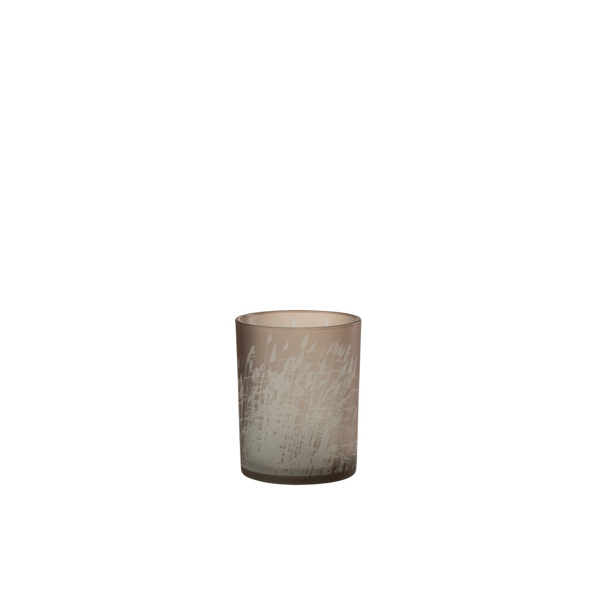 Ambiance intérieure avec lanterne J-Line en verre beige, éclairage doux