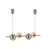 Suspension J-Line Yuks avec quatre lampes allumées