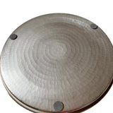 Plateau décoratif Ø 40 cm autour de plateau à bougies en métal argent ou en or