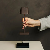 Lampe de table sans fil Sarphati Mini moka marron