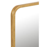 J-Line miroir Mona Rectangulaire - fer/verre - or - 119,5 x 40,5 cm