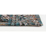 Tapis Eco - Zemmuri Bleu - Tapis marron et bleu