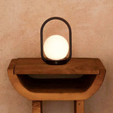 Lampe sans fil en bois marron foncé Skye