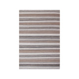 Tapis Morena en jute et laine, vue d'ensemble dans un salon moderne