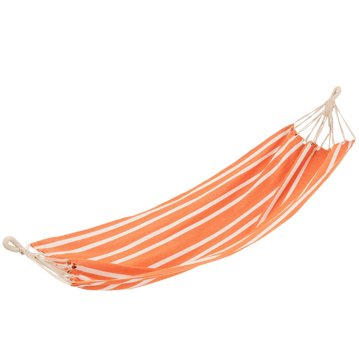 Hamac J-Line rayures orange et blanc, vue d'ensemble