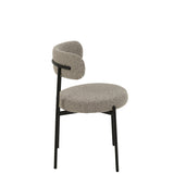 Détail du revêtement en boucle de la Chaise Bouclé J-Line.