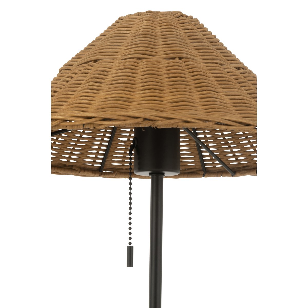 Vue latérale de la lampe de table J-Line