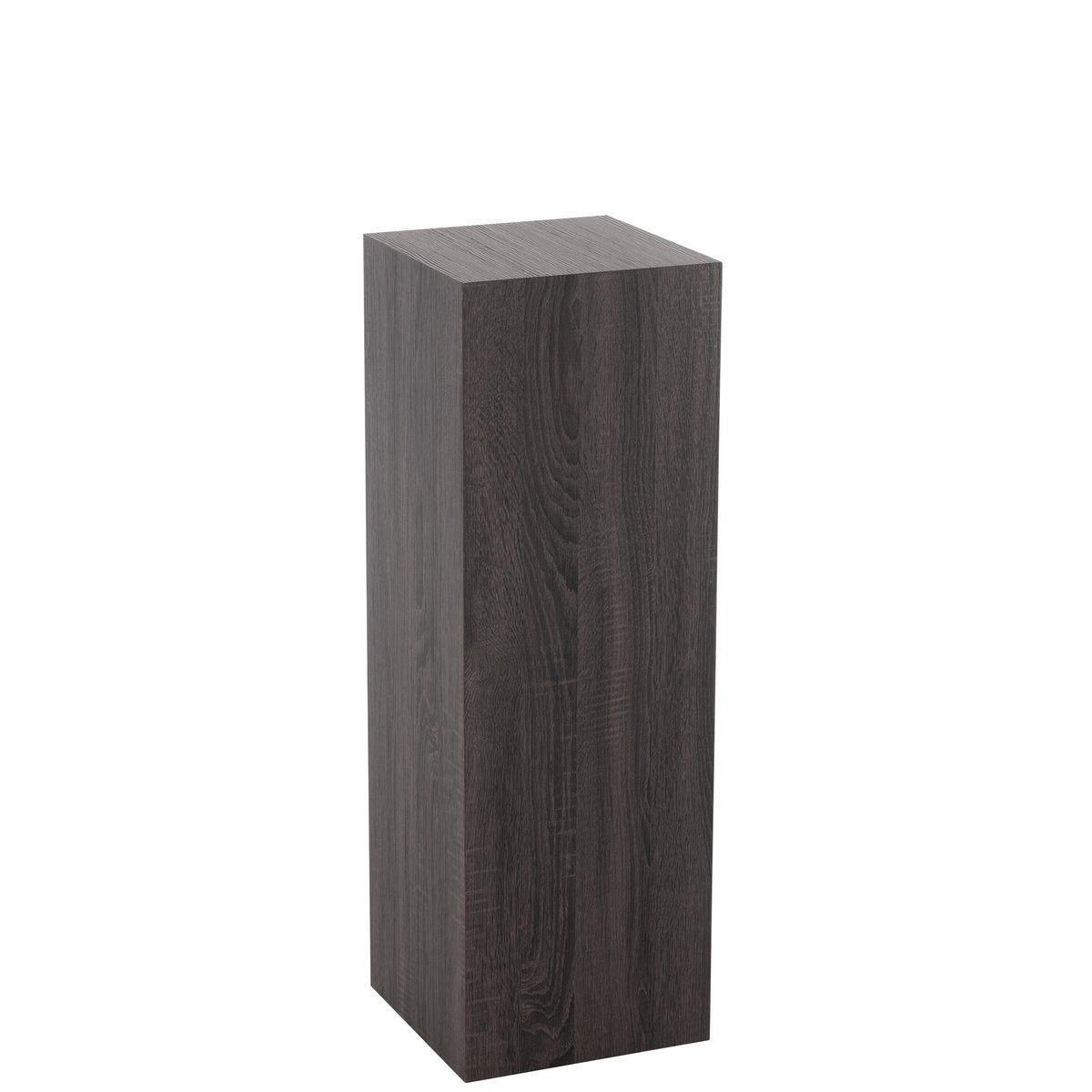 Plinthe rectangulaire gris J-Line en MDF, vue avant