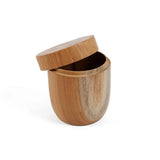 Le Pot Bas en Racine de Teck - M