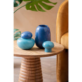 Vue latérale du vase Nuevo Dulce montrant sa finition brillante