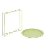 Tableuse Ø 47 H 51 2. Choisissez la table de balcon de table de jardin Terasses Table Round Alberta Metal Small Ver