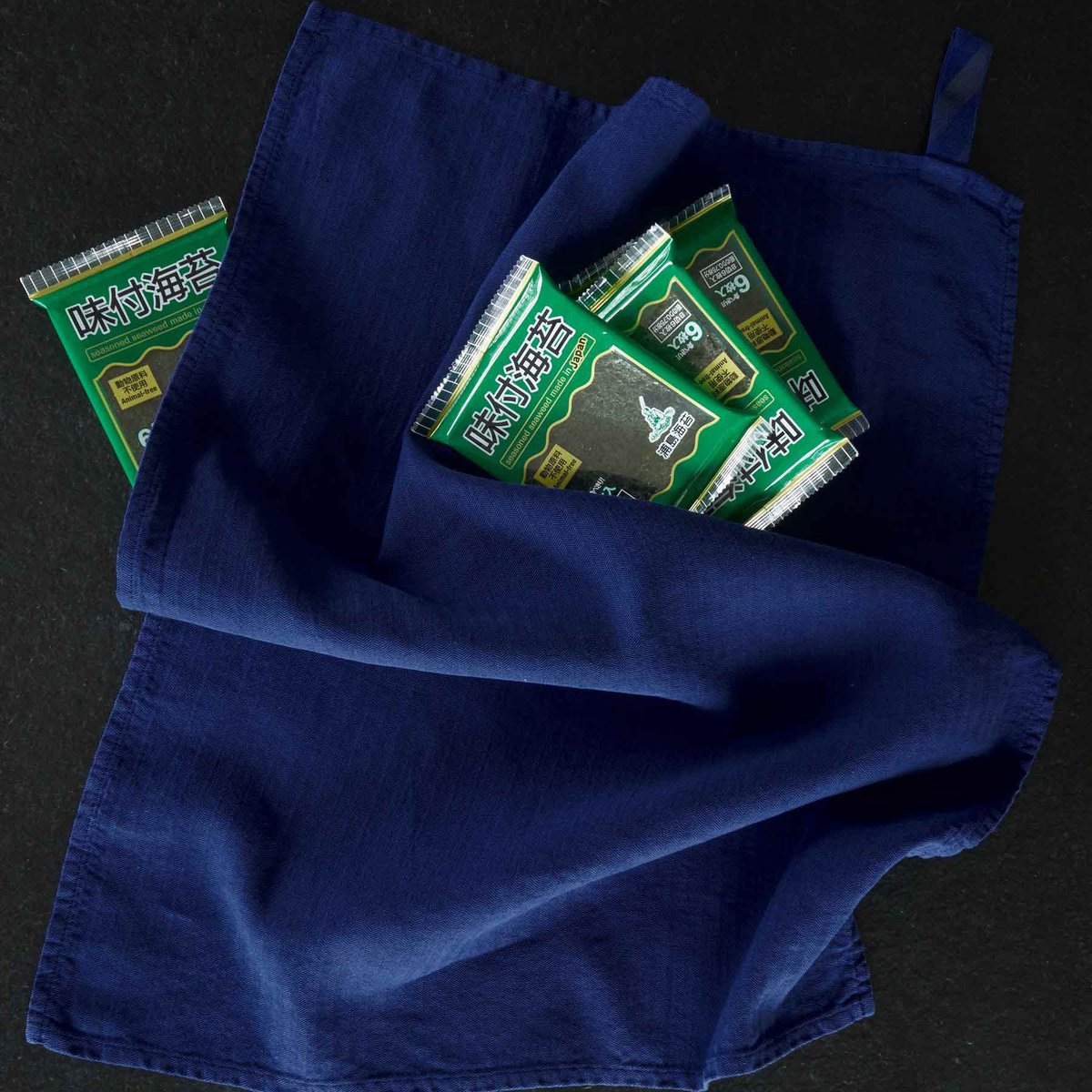 Torchon Marcel Indigo 70 x 50