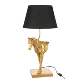 Ambiance cosy avec la lampe de table J-Line Devant de cheval dans un salon