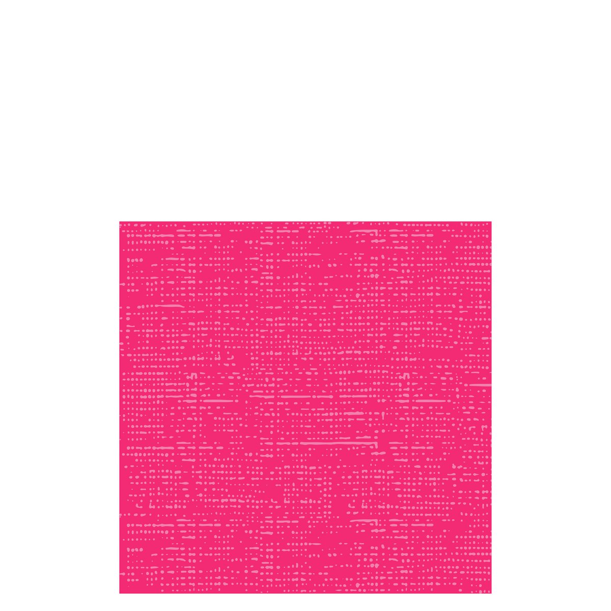 Lot de 12 serviettes en papier textile fuschia J-Line, vue de face