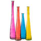 Vase Noah J-Line en verre fuchsia, vue de face