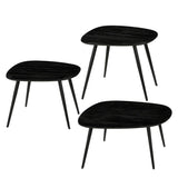 Ensemble de tables d'appoint Jailey Noir