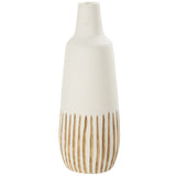 Vase Ying en bois blanc, ambiance salon