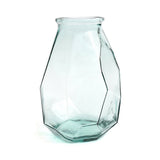 Le Vase Long Origami - Bleu