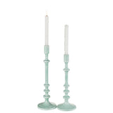 Bougeoir J-Line Classic en aluminium bleu, éclairage doux