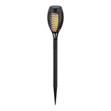 5 coffre-bas de terre LED Set "Torche" 45 cm en plastique gris, avec LED intégrée, lumière solaire pour l'extérieur