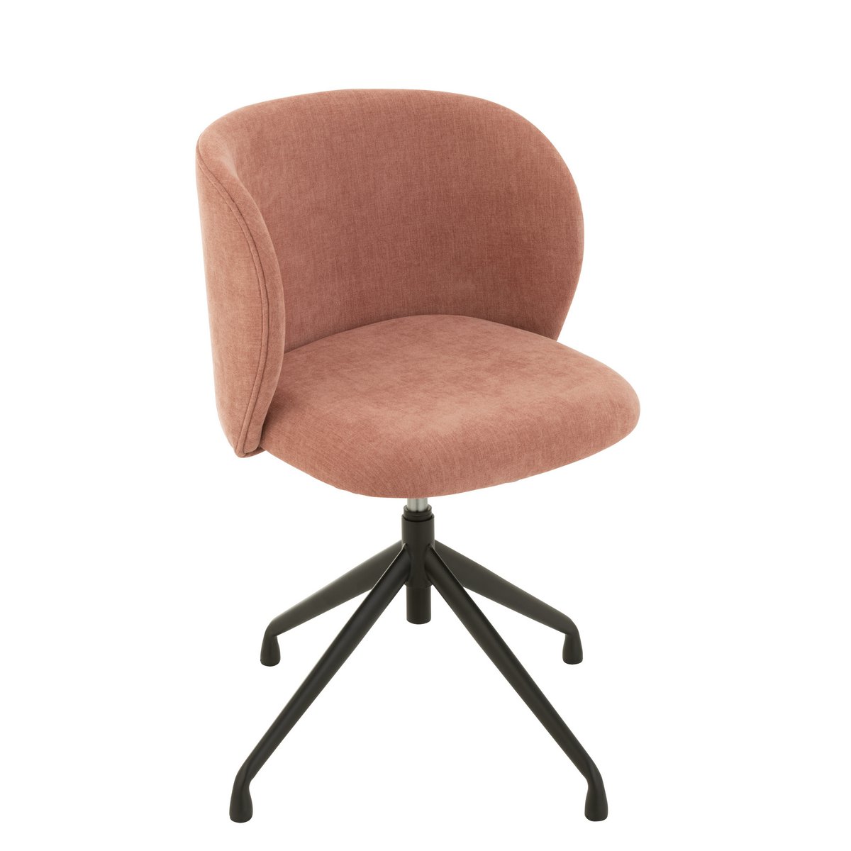 Zoom sur l'assise confortable de la chaise J-Line rose clair