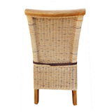 Chaise en rotin chaise de salle à manger tabac Perth chaise en osier chaise en rotin durable