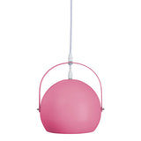 Pendante "Colorado" rose Ø Env. 25 cm, métal, socket E27, éclairage pour le salon, salle à manger, chambre pour enfants
