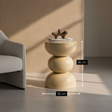 Table d'appoint Luna Beige