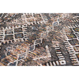 Tapis Eco - Rabat Noir - Tapis marron et noir