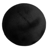 Tapis Moelleux Rond Noir 160x160CM