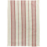 Torchon Rayé Karma Rouge/ecru 55 x 75