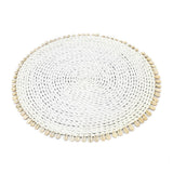 Napperon Shell Seagrass - Blanc