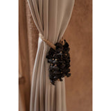 Le pompon coquillage de minuit - Noir