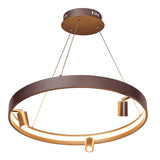 La lampe suspendue LED "" Tristan ", lampe à pendule en métal moderne et le plastique en blanc en acier, les LED sont fermement installées. Avec environ 58 cm Øthie, un éclairage idéal pour le salon, la salle à manger ou la cuisine.