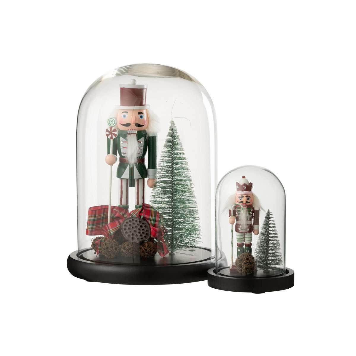 Cloche Casse-Noisette J-Line sur une table de Noël décorée