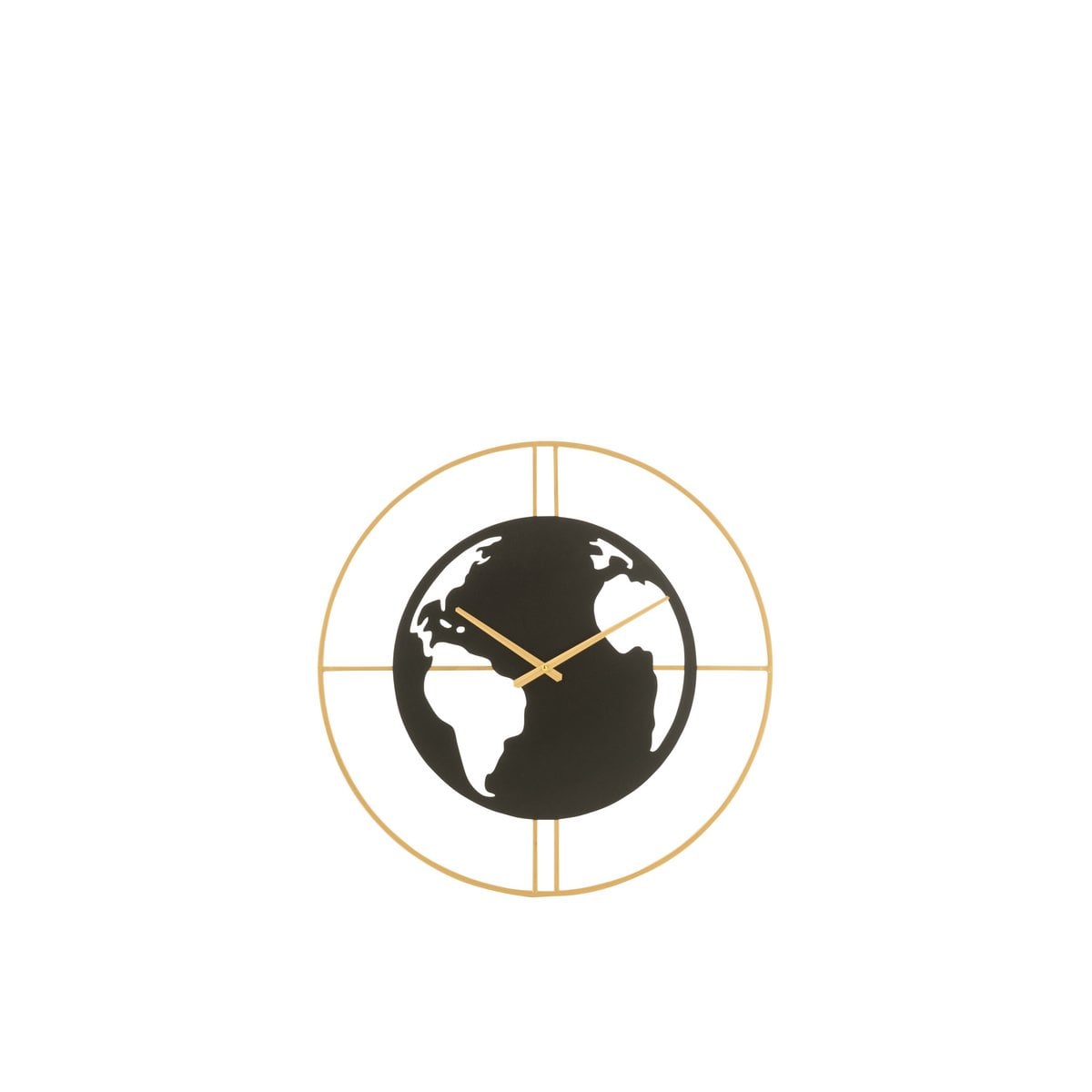 Détail de l'horloge J-Line Klock, finition brillante et design unique.