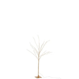 Arbre décoratif LED doré J-Line avec structure en métal