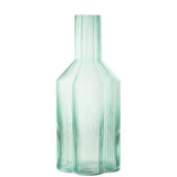 Carafe Fiore J-Line en verre aqua, vue de dessus