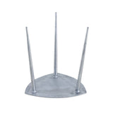 Table d'appoint Table décorative en métal en 4 parties ALSTER 40x45x40 cm Classe triangulaire.
