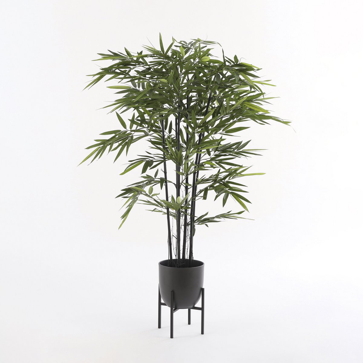 Support pour plantes Ascot Noir - ambiance intérieure