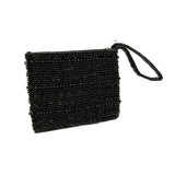 Le portefeuille en perles noires