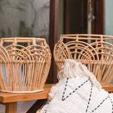 Panier à plantes | Panier à linge | Panier de Rangement RAHINA en Rotin (3 tailles)