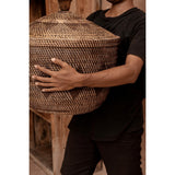 Le panier de rangement Crown - Brun naturel